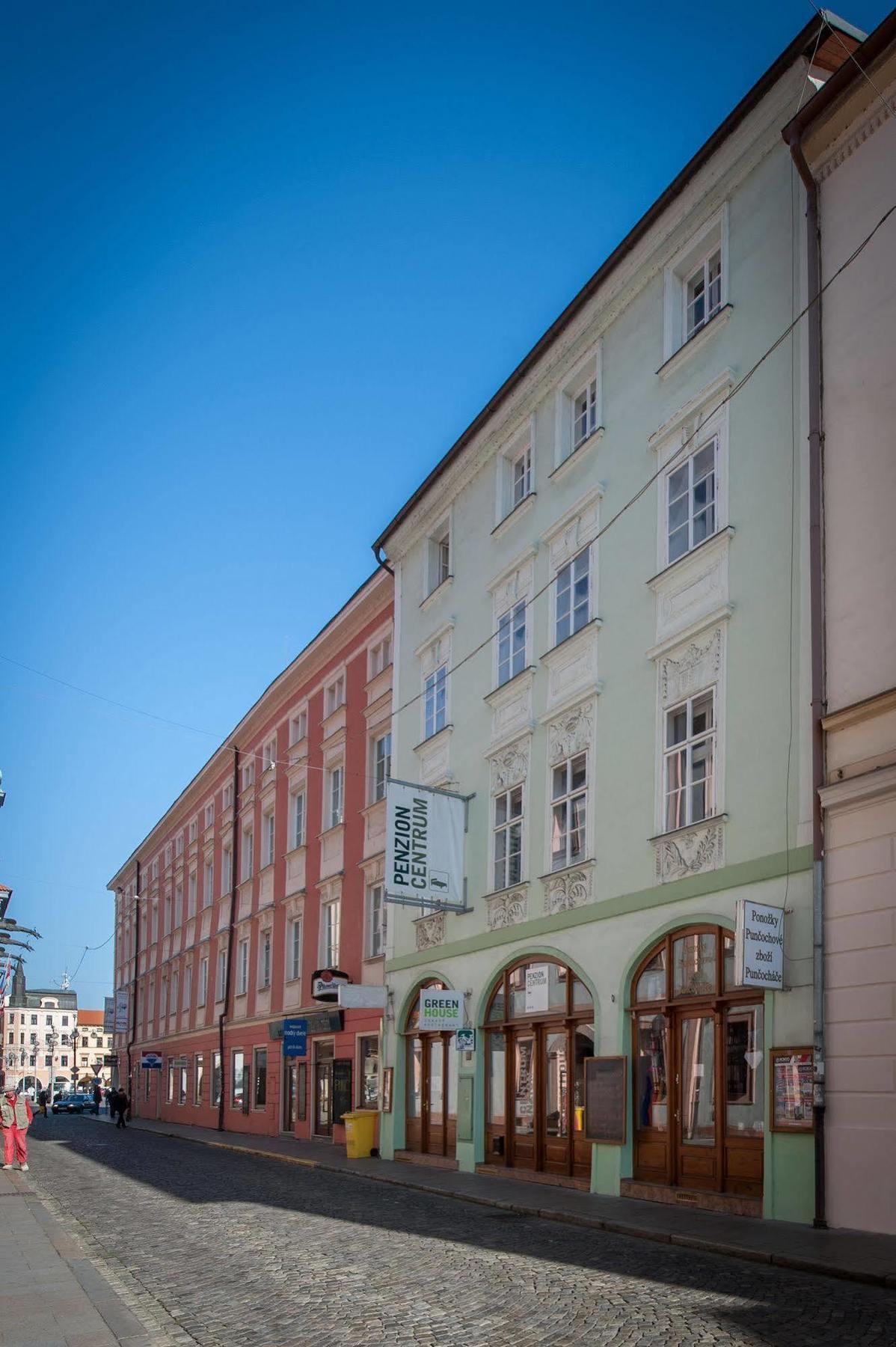 Hotel v Centru Ceske Budejovice Buitenkant foto
